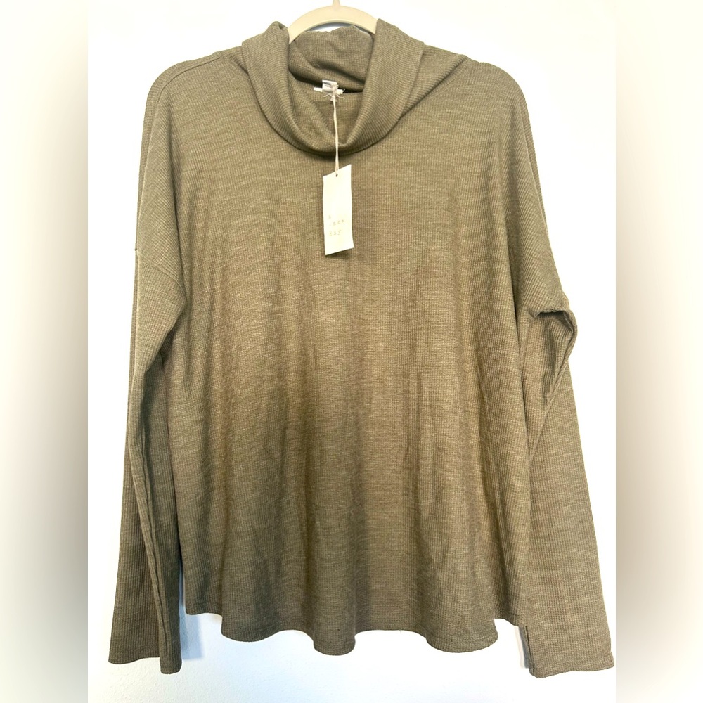 a new day olive green top